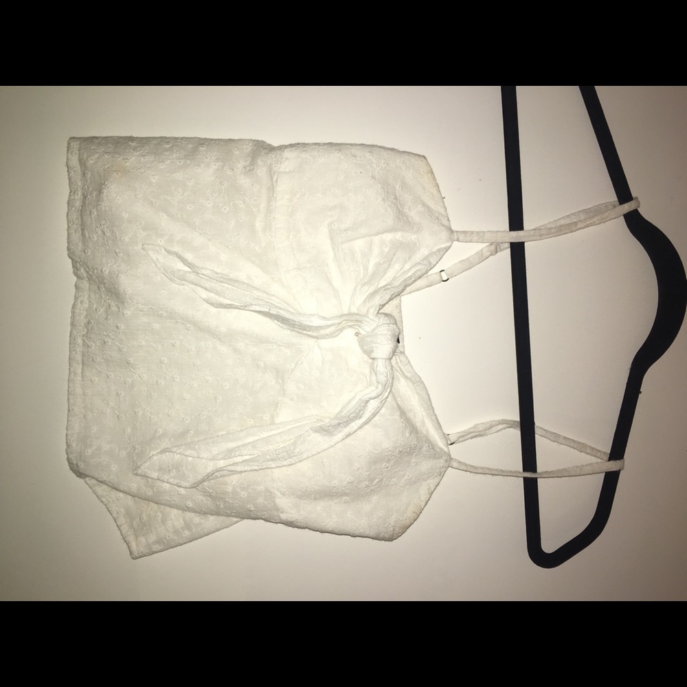 Brandy Melville white crop top